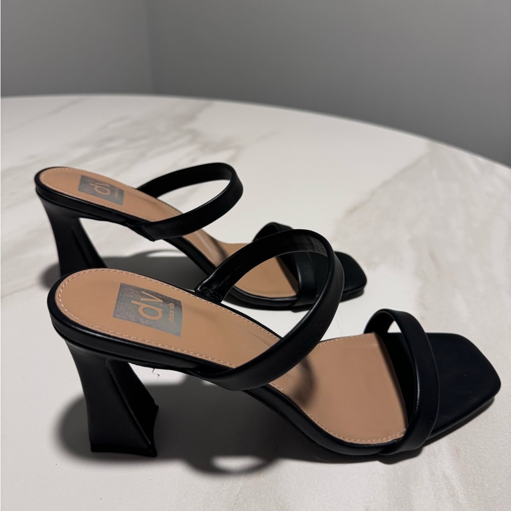 DV by Dolce Vita Black Strappy Heels